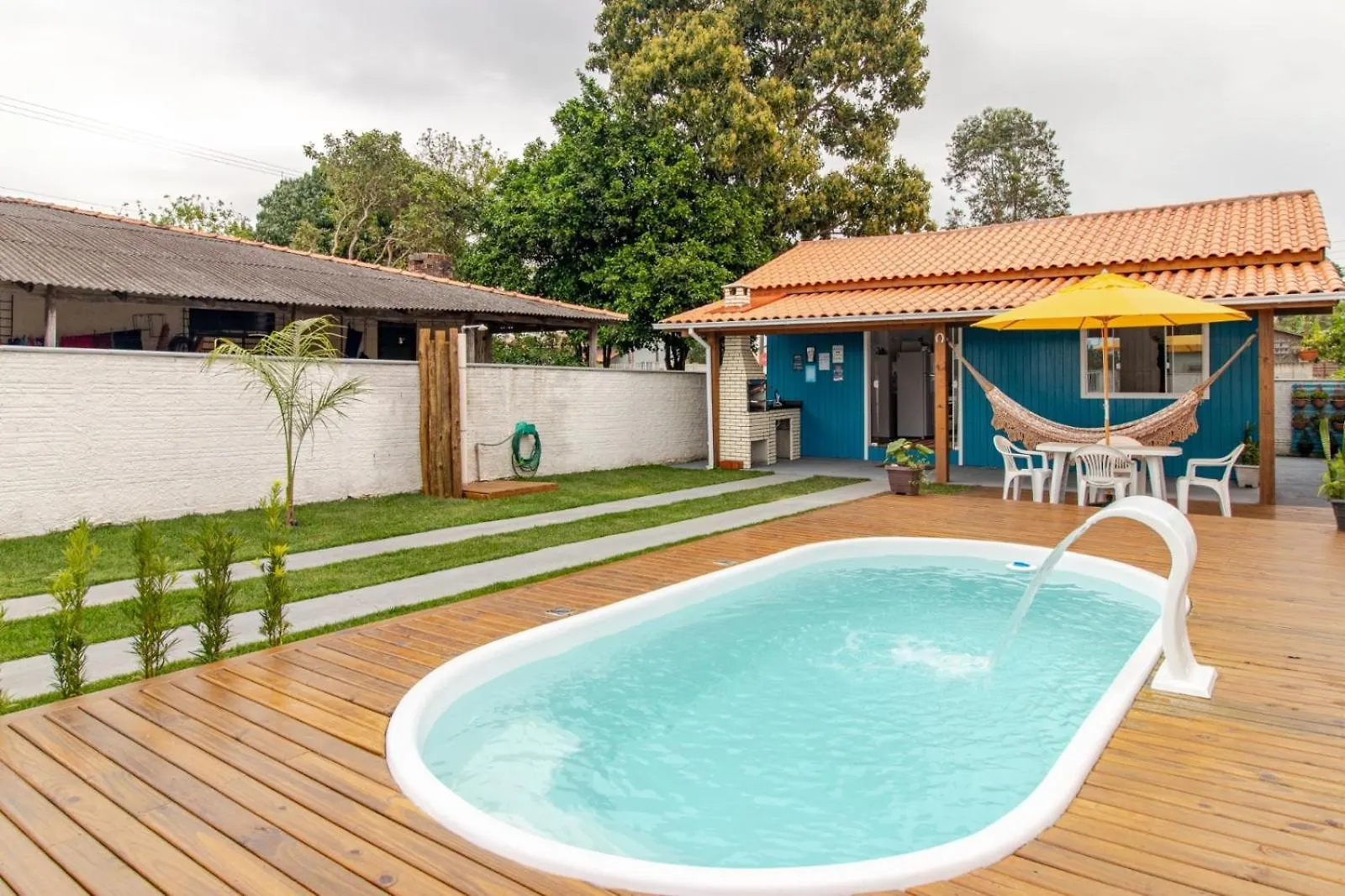 因比图巴Casa Azul - Oasis De Ferias Com Piscina Privativa别墅 0*, 因比图巴 巴西
