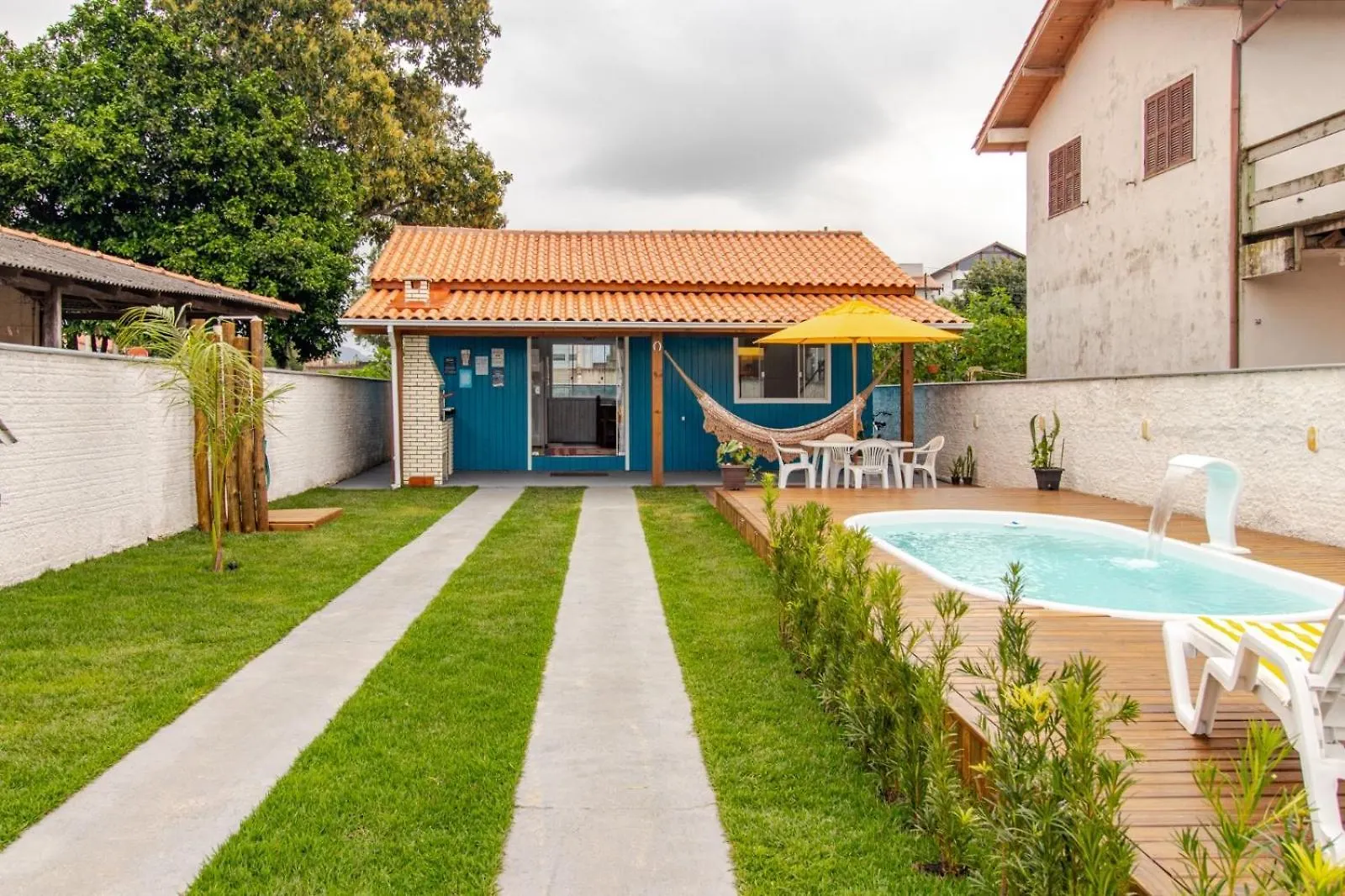 因比图巴Casa Azul - Oasis De Ferias Com Piscina Privativa别墅 0*, 因比图巴 巴西