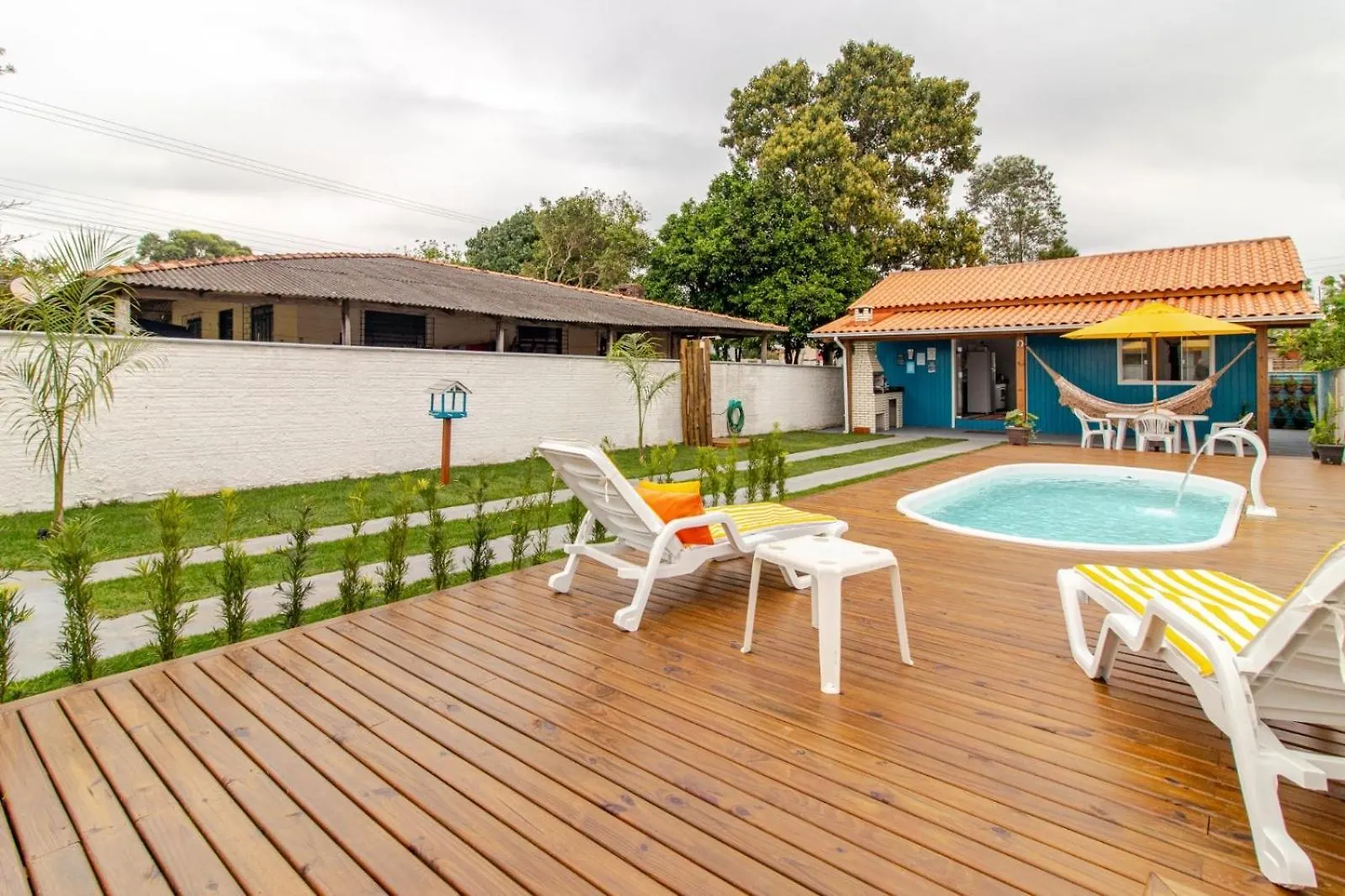 度假居 因比图巴Casa Azul - Oasis De Ferias Com Piscina Privativa别墅 巴西